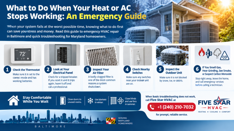 What to Do When Your Heat or AC Stops Working: An EmergencyGuide