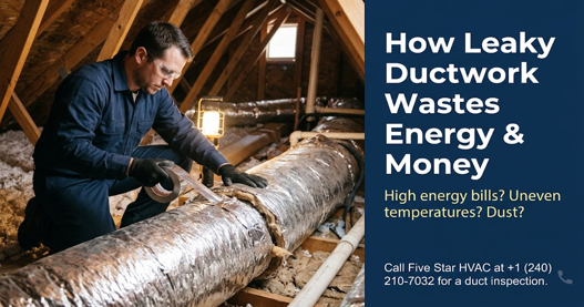 How Leaky Ductwork Wastes Energy and Money